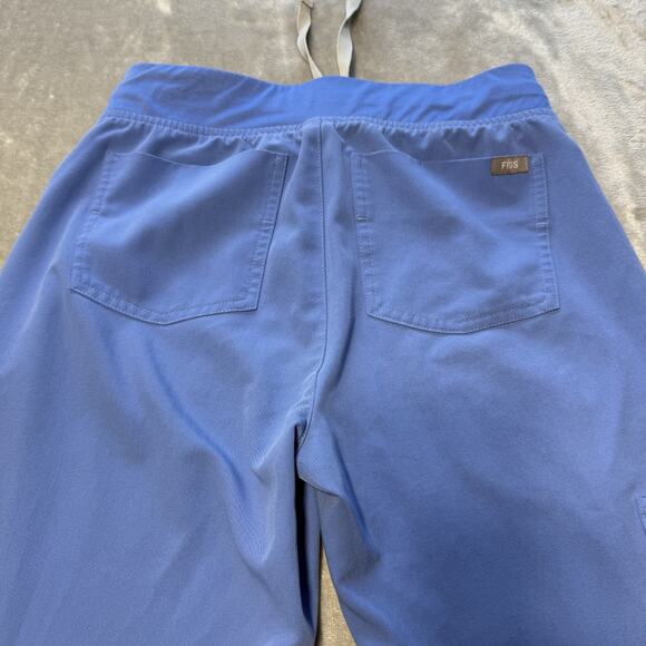 FIGS Zamora Jogger Scrub Pants Blue Pull On Drawstring W18SW2005 Women’s Medium - Picture 8 of 8